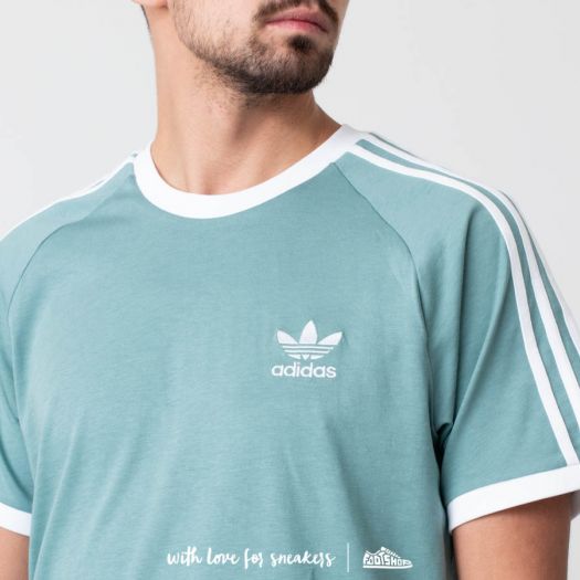 T Shirts und Hemden adidas 3 Stripes Tee Vapour Steel Footshop