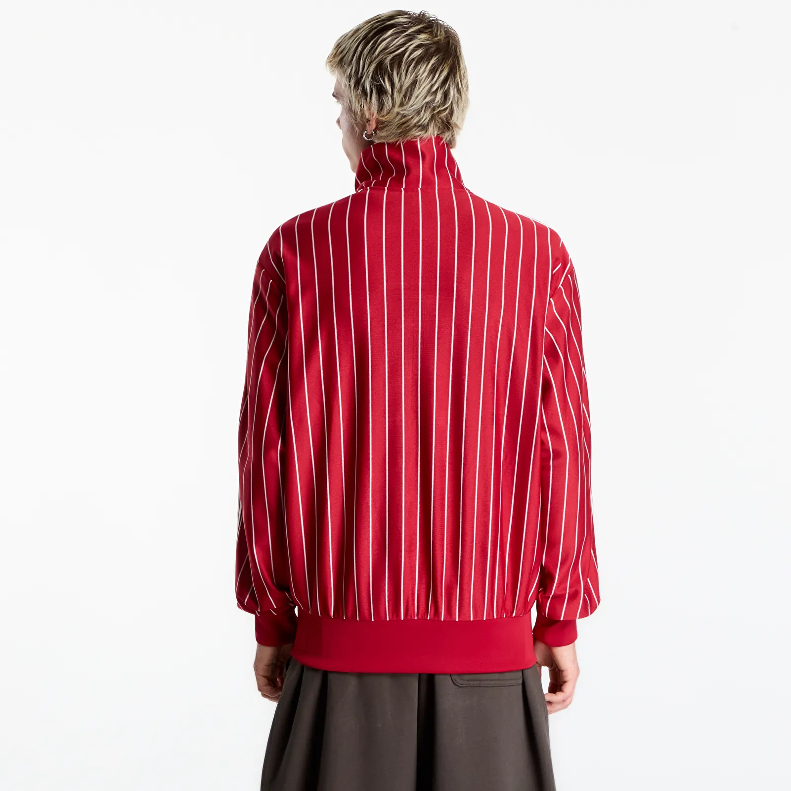 Vīriešu jakas adidas Firebird Pinstripes Track Top Team Victory Red