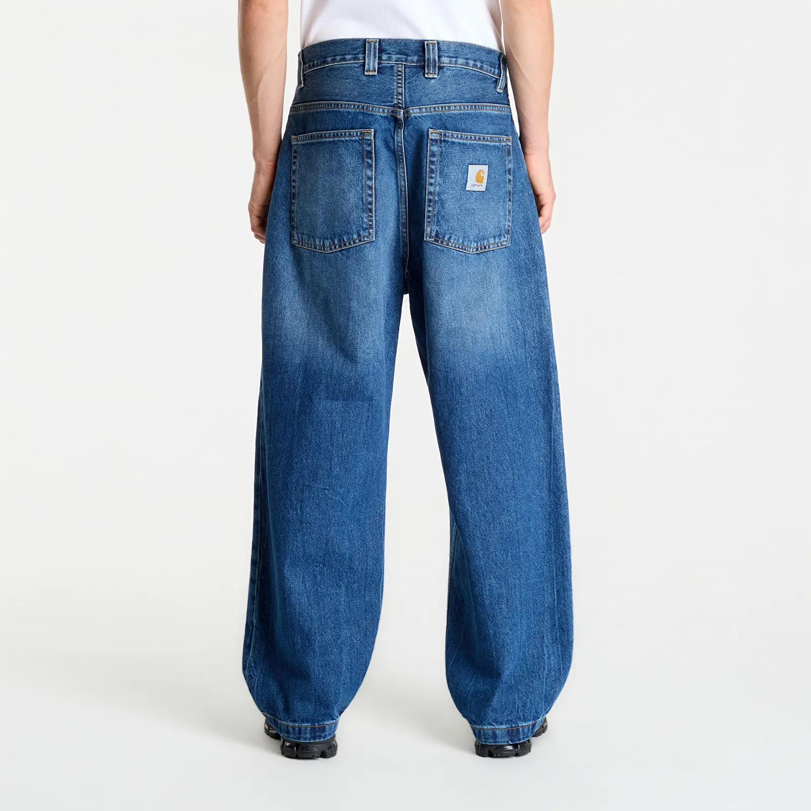 Džinsi Carhartt WIP Brandon Pant Blue Marble Used Wash