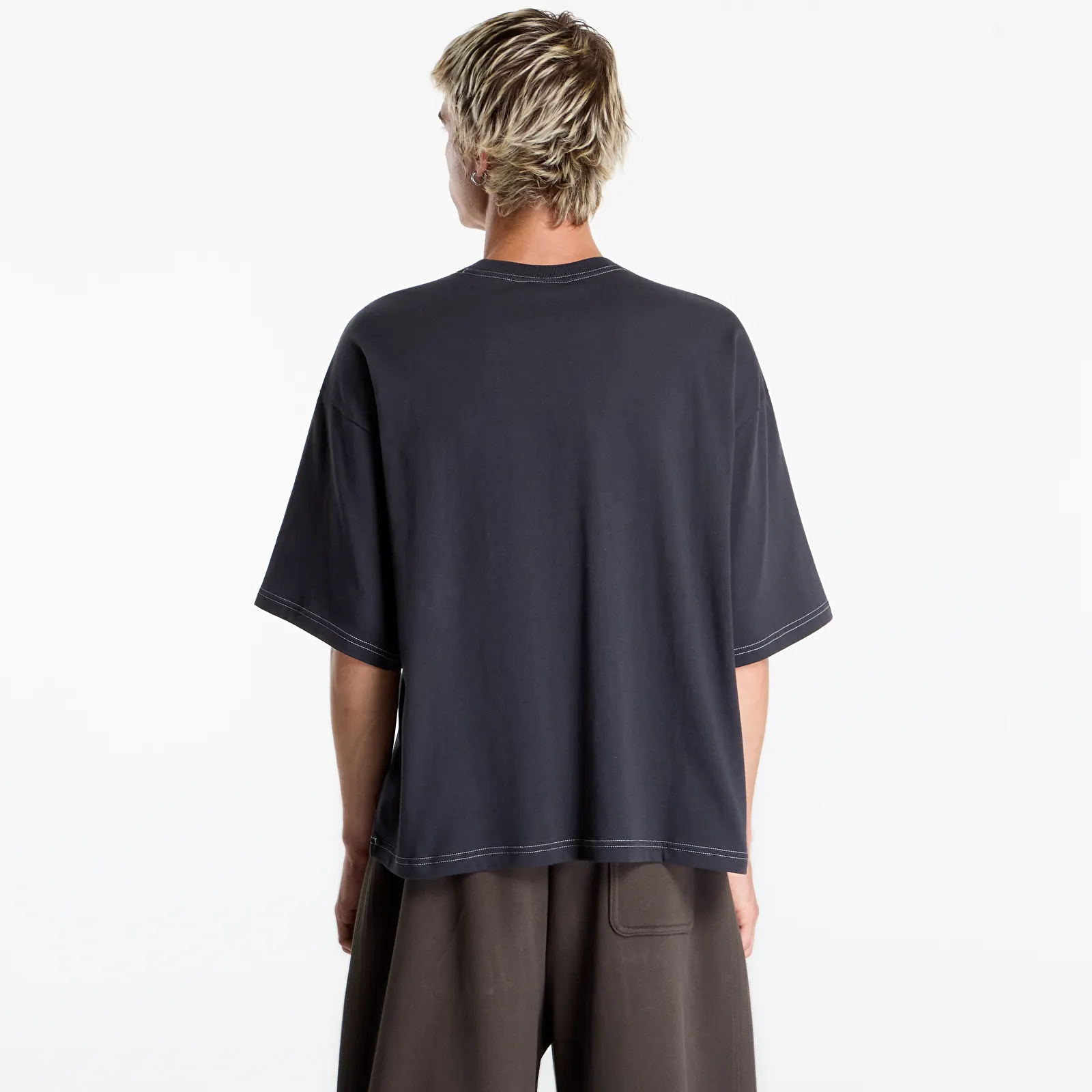 T-shirts adidas Contrast Oversized T-Shirt Carbon