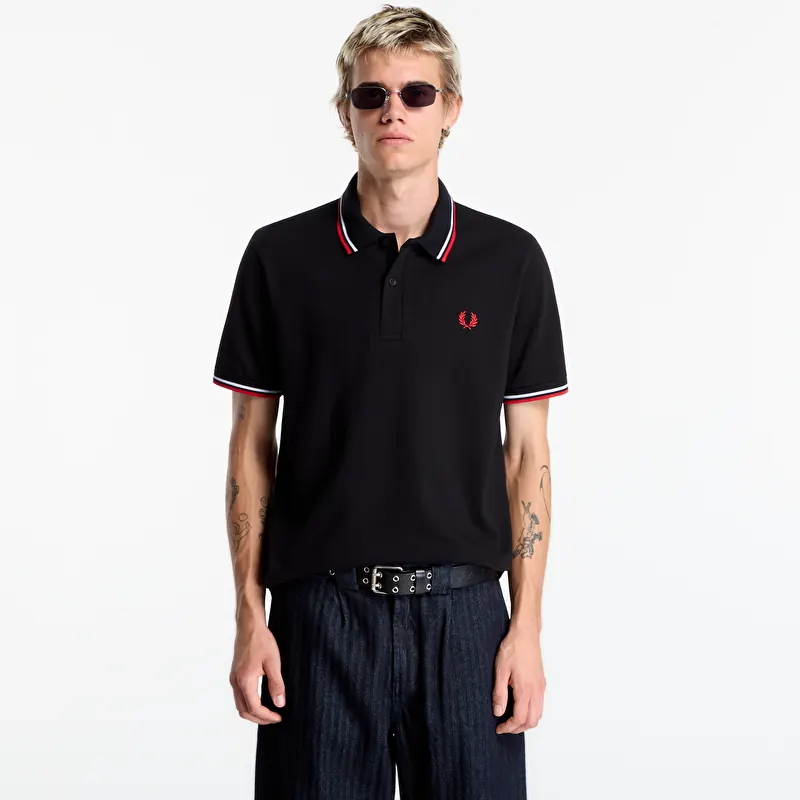 T-shirt FRED PERRY Twin Tipped Fred Perry Shirt Black