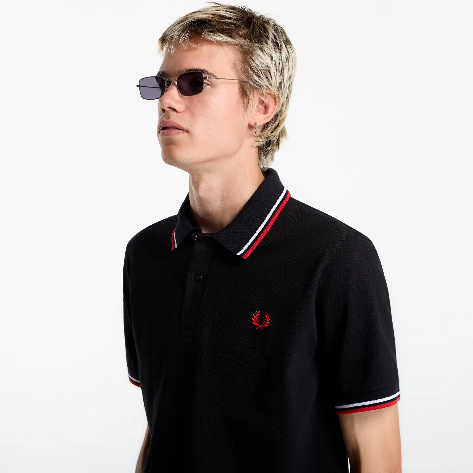 T-shirts FRED PERRY Twin Tipped Fred Perry Shirt Black