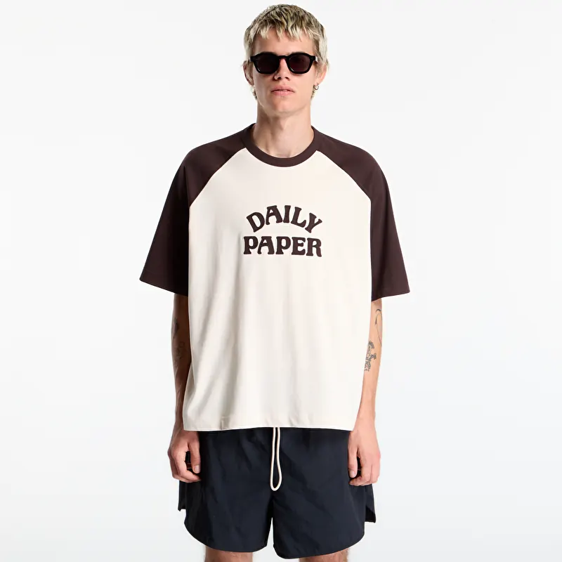 T-Shirt Daily Paper Contrast Sleeve Raglan T Shirt Mole