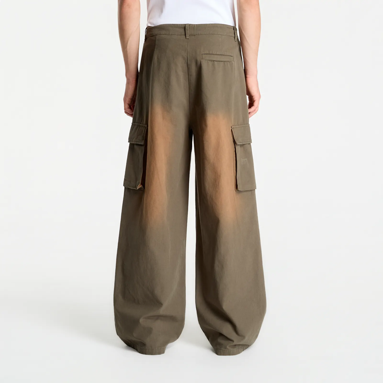 Hosen Daily Paper Washed Two Pocket Cargo Pants Army Green