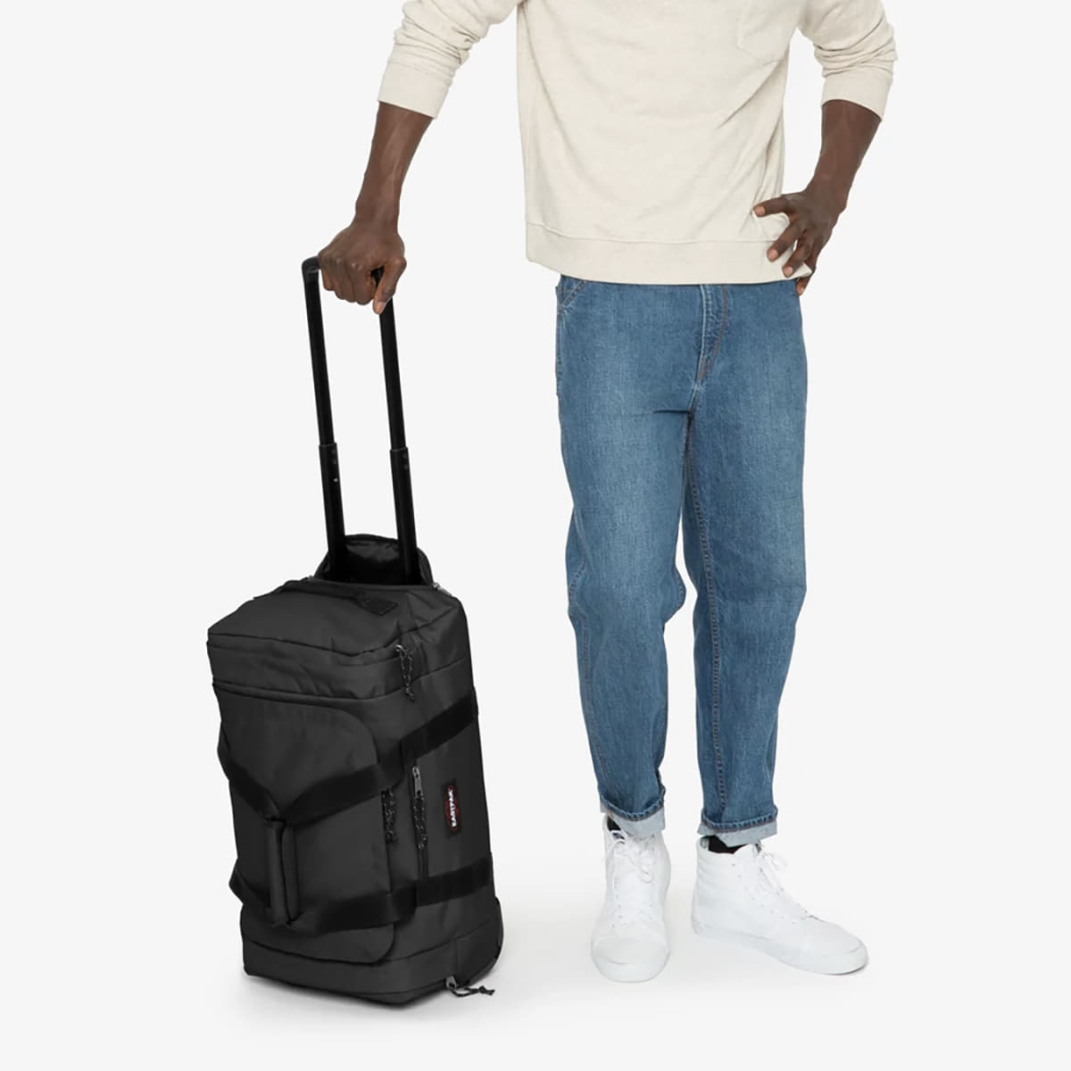 Duffelilaukku Eastpak Leatherface S+ Black