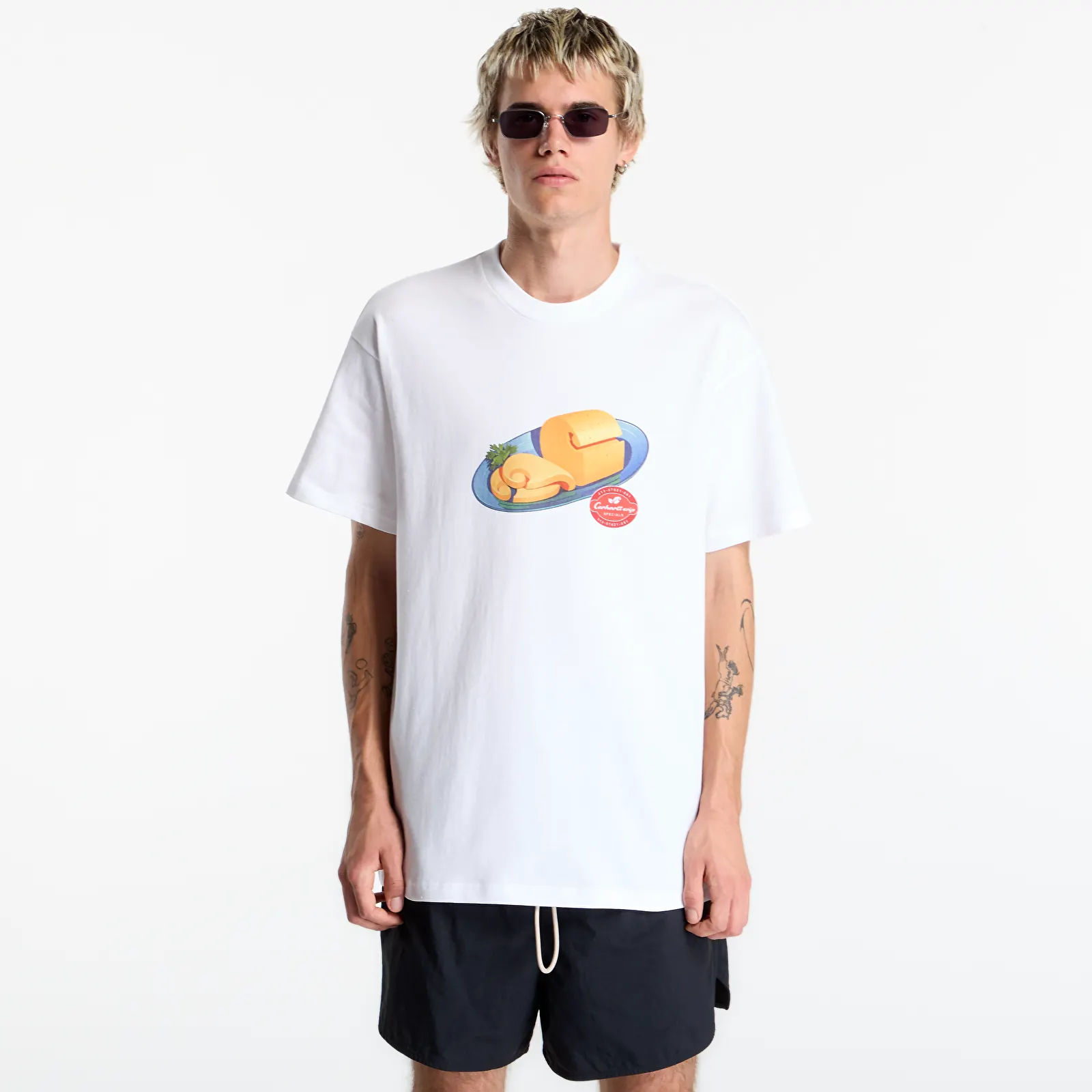   Μπλούζες Carhartt WIP S/S Fromage T-Shirt UNISEX White