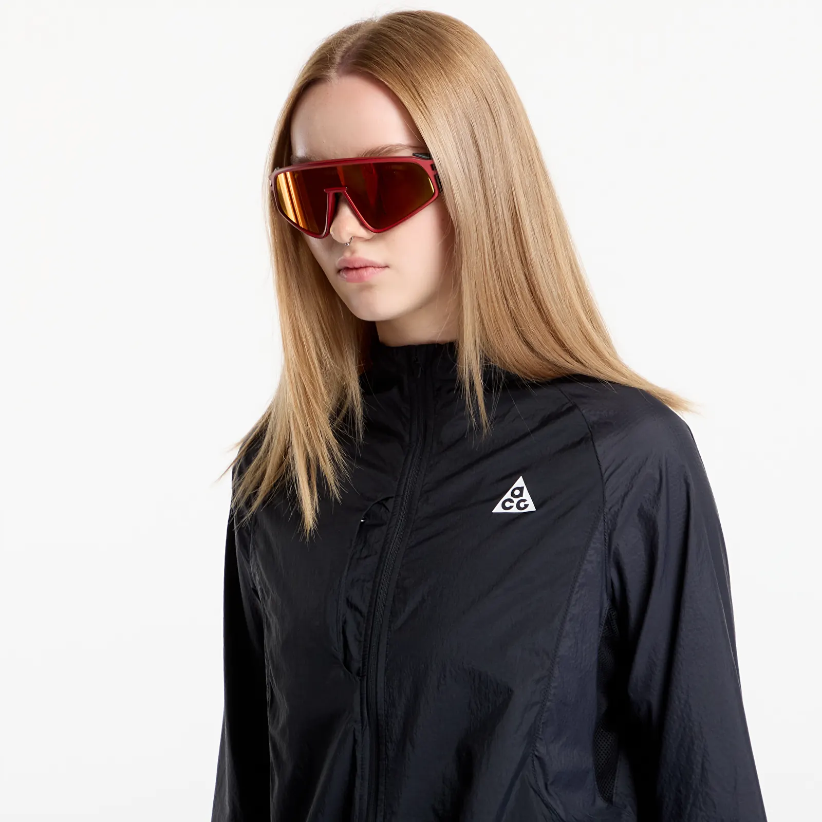 Jakker til kvinder Nike ACG "Aireez" Women's UV Protection Trail Running Jacket Black/ Black/ Summit White