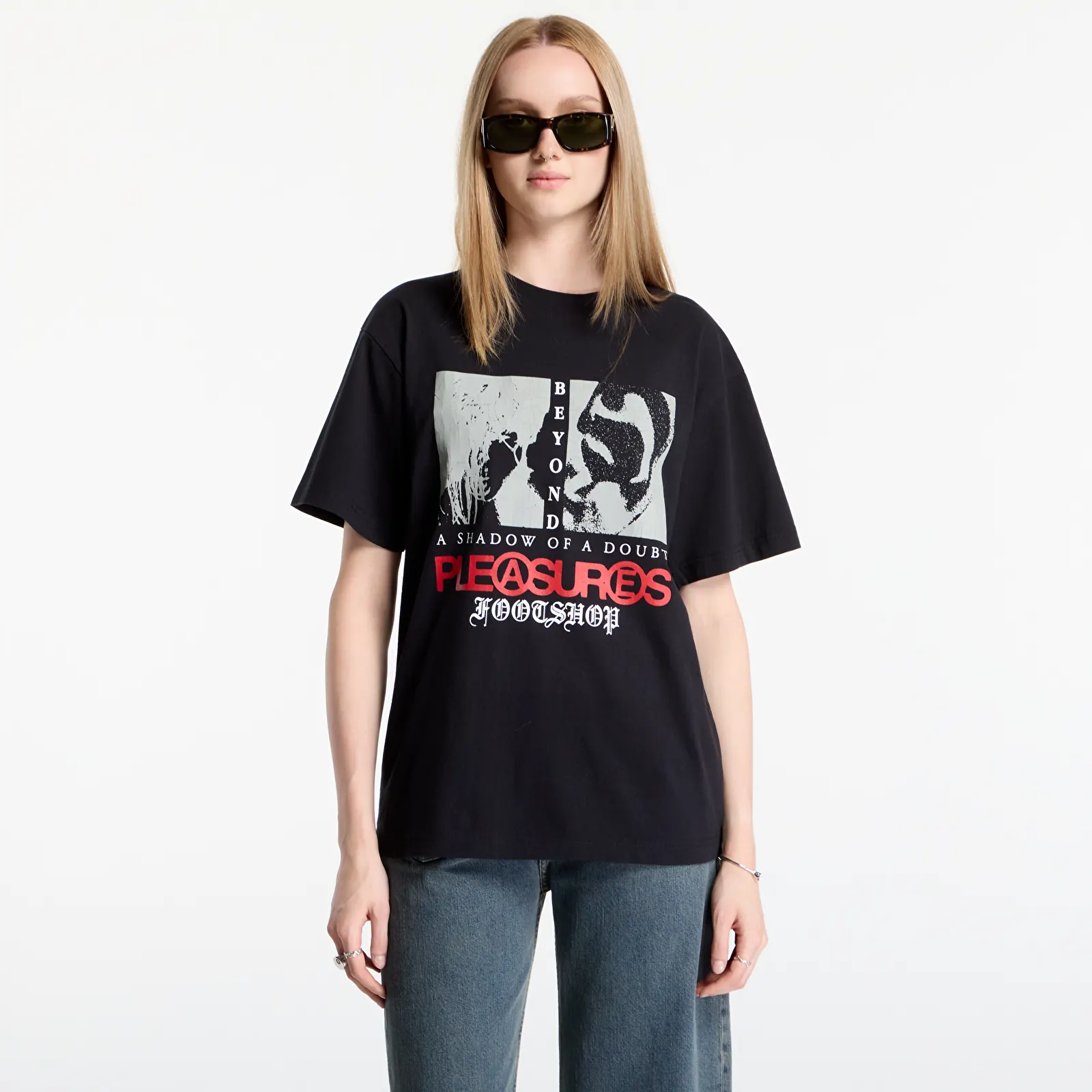 Magliette PLEASURES x FTSHP Zine T-Shirt UNISEX Black