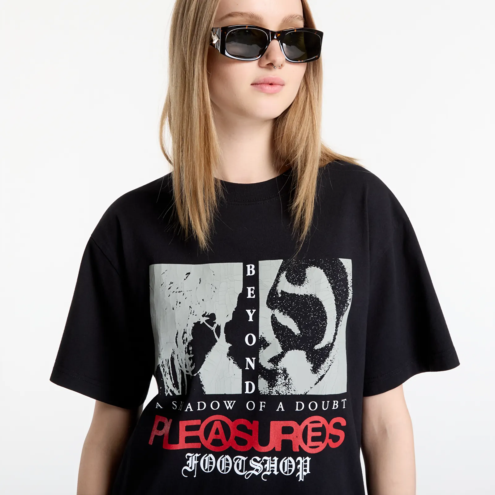 Magliette PLEASURES x FTSHP Zine T-Shirt UNISEX Black
