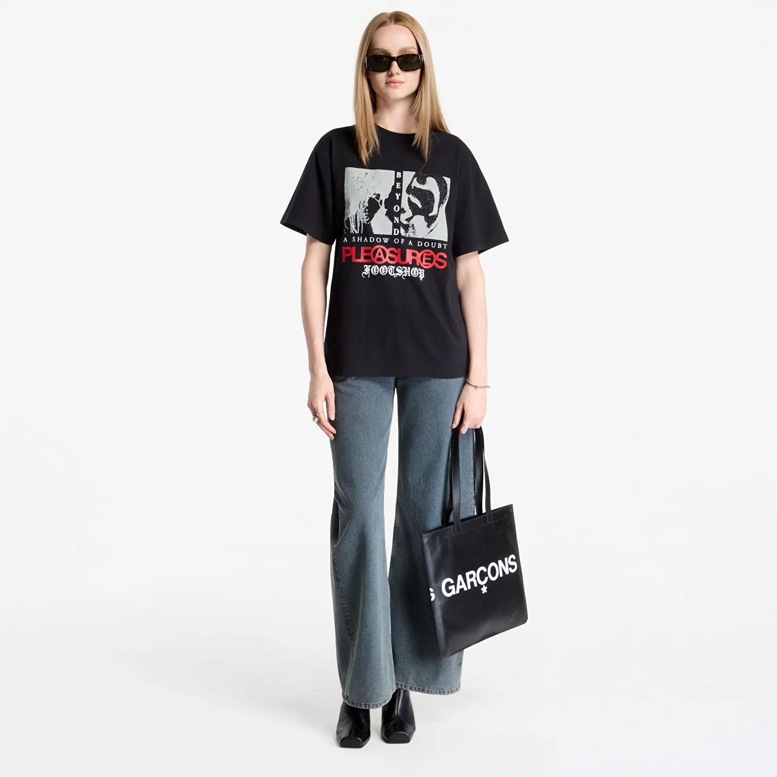 Magliette PLEASURES x FTSHP Zine T-Shirt UNISEX Black