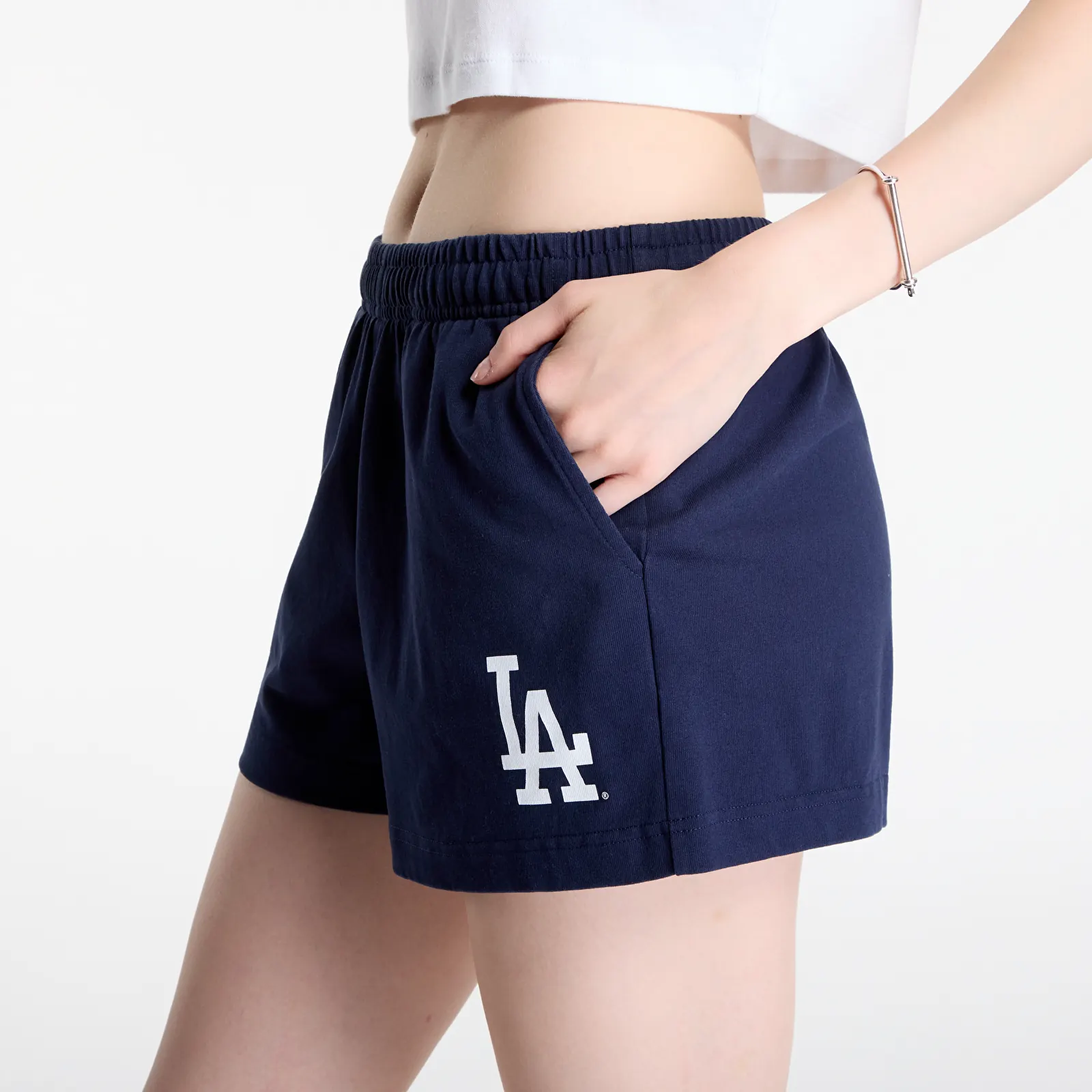 Pantaloncini Sporty & Rich LA Serif Disco Short Dark Navy