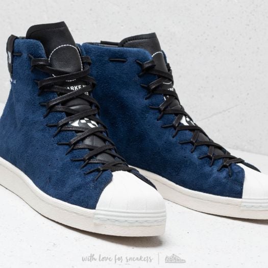 Mens mid tops high tops Y 3 Super High Night Indigo Core White