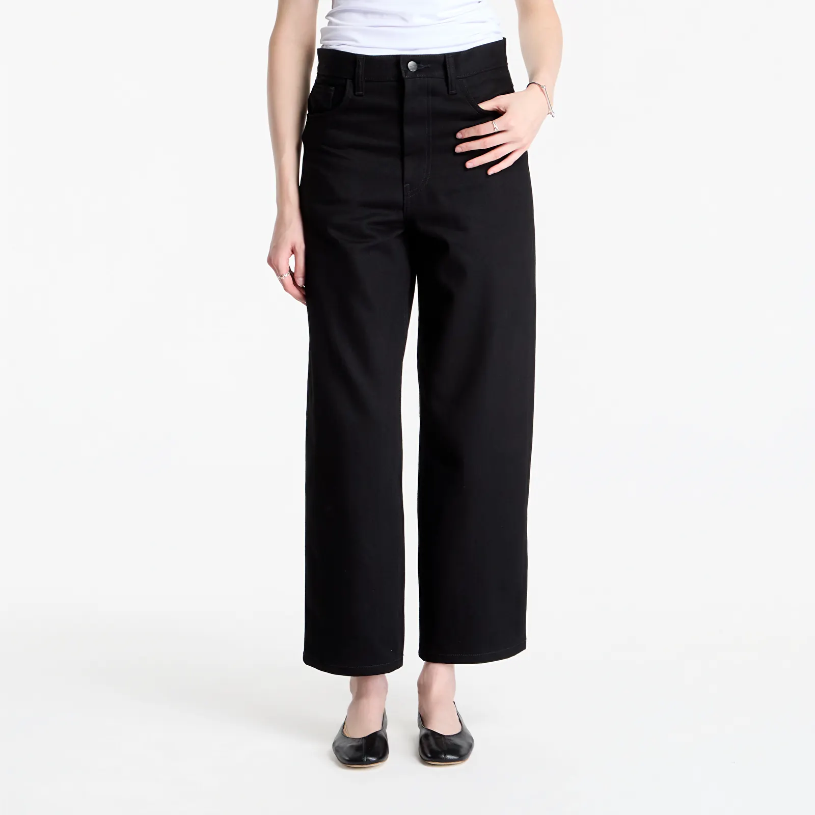Jeans Carhartt WIP W' Brandon Pant Black Rigid