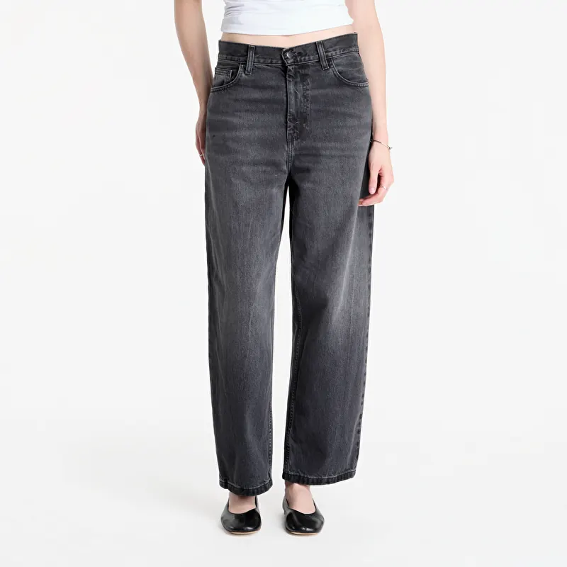 Calças de ganga Carhartt WIP W' Brandon Pant Black Marble Used Wash