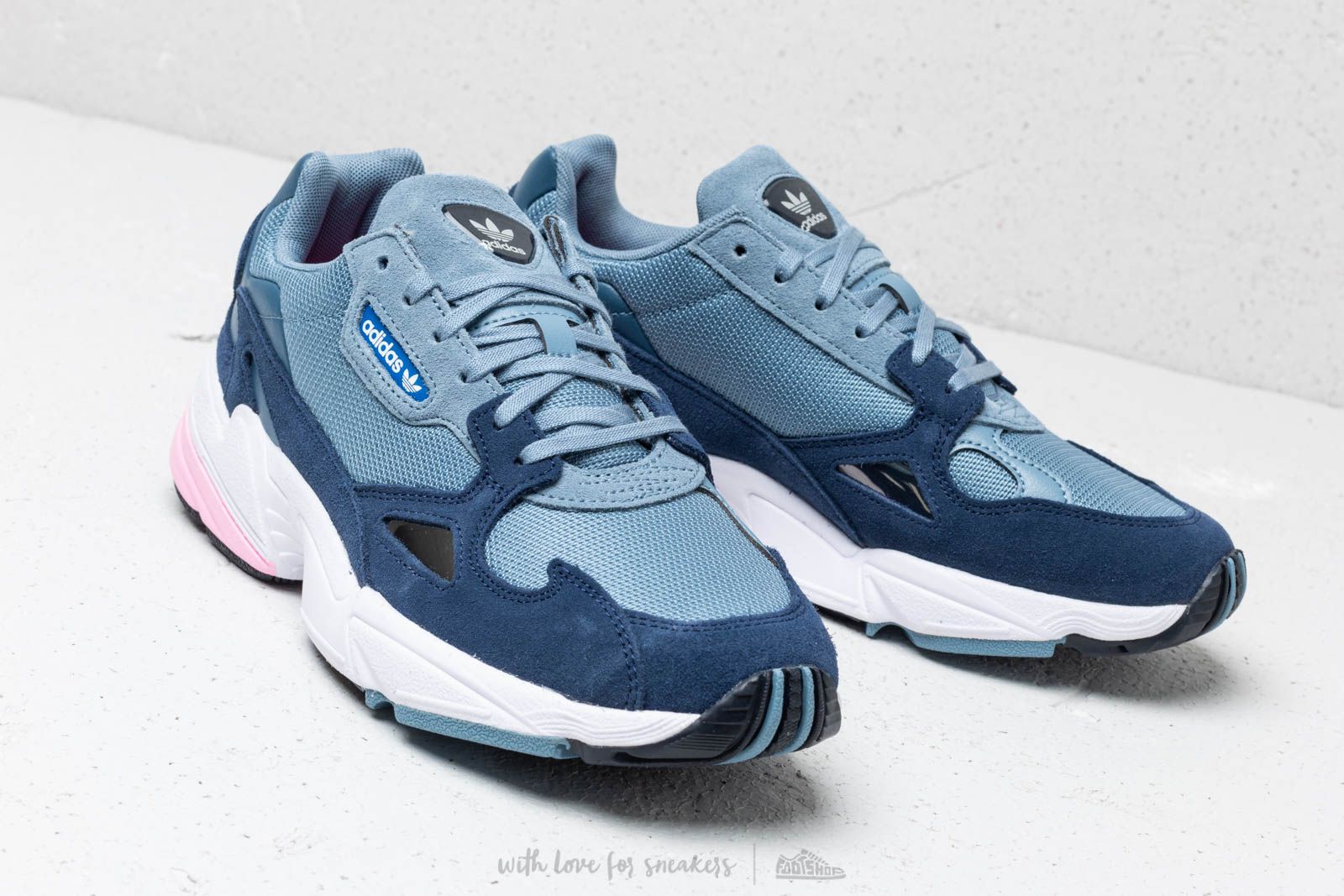 Adidas falcon grey and pink online