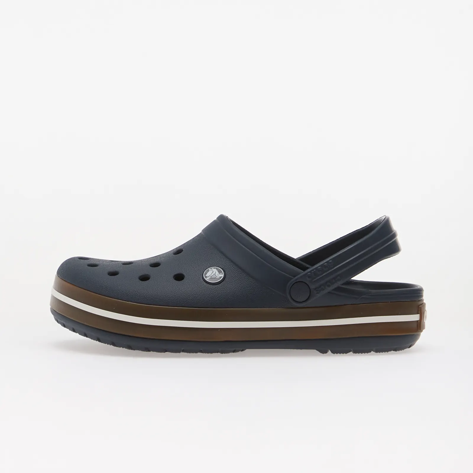 Slides Crocs Crocband Gum Clog Navy