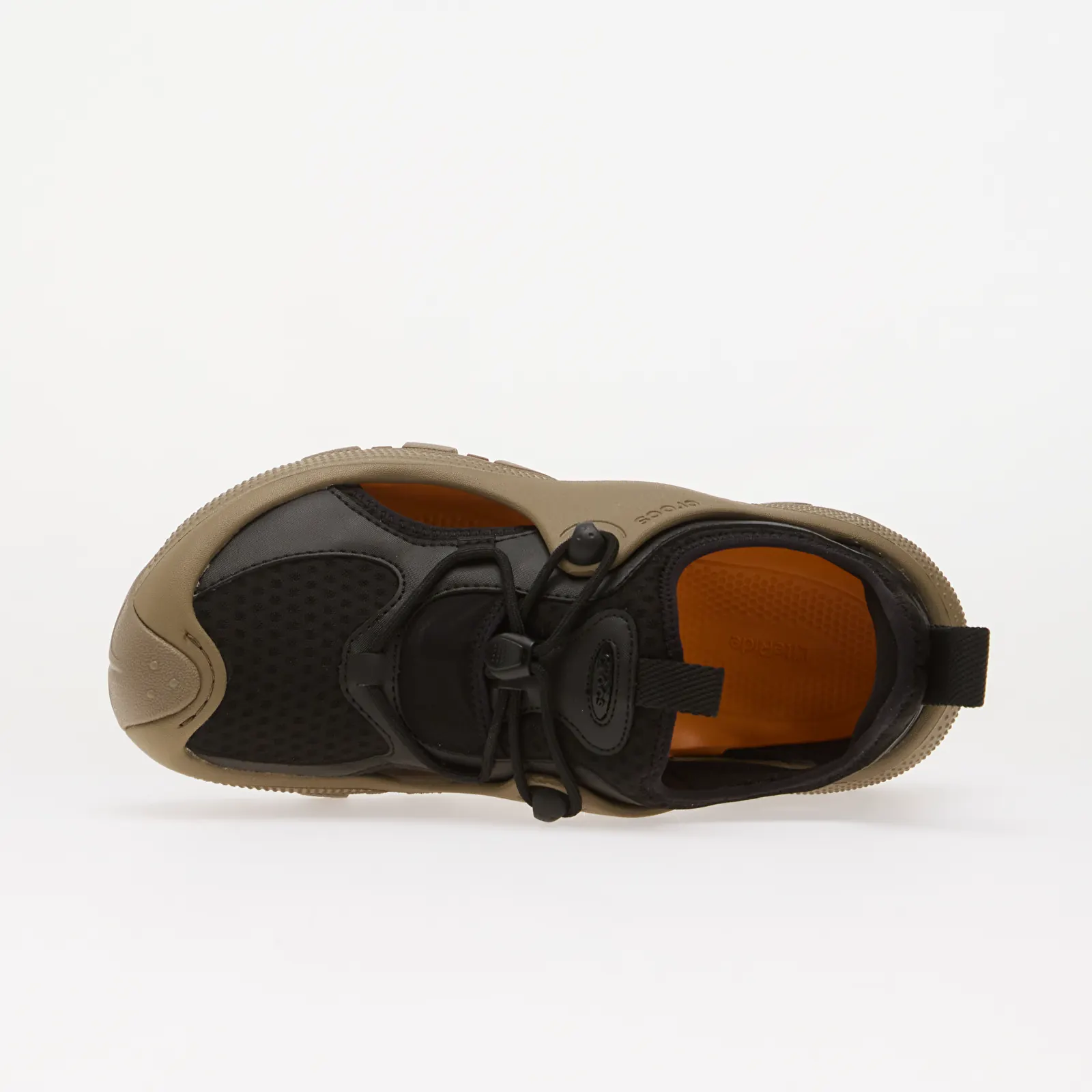 Men's slides Crocs Trailbreak 2 Tech Khaki/ Orange Zing