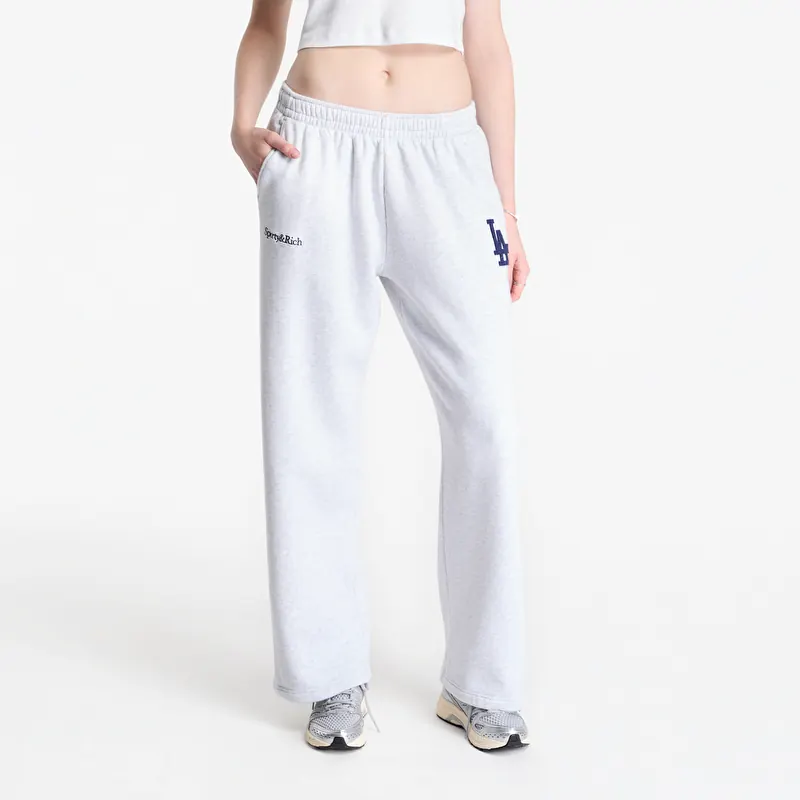 Sweatbroeken Sporty & Rich LA Serif Wide Sweatpant UNISEX Heather Gray