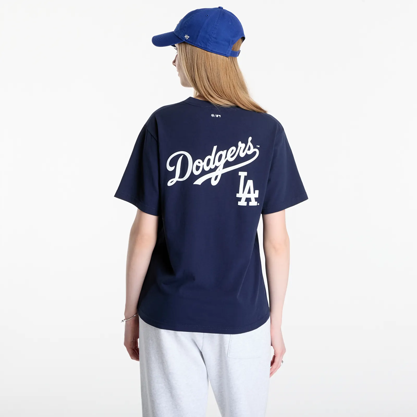 T-shirts  Sporty & Rich Dodgers Serif Tshirt UNISEX Dark Navy