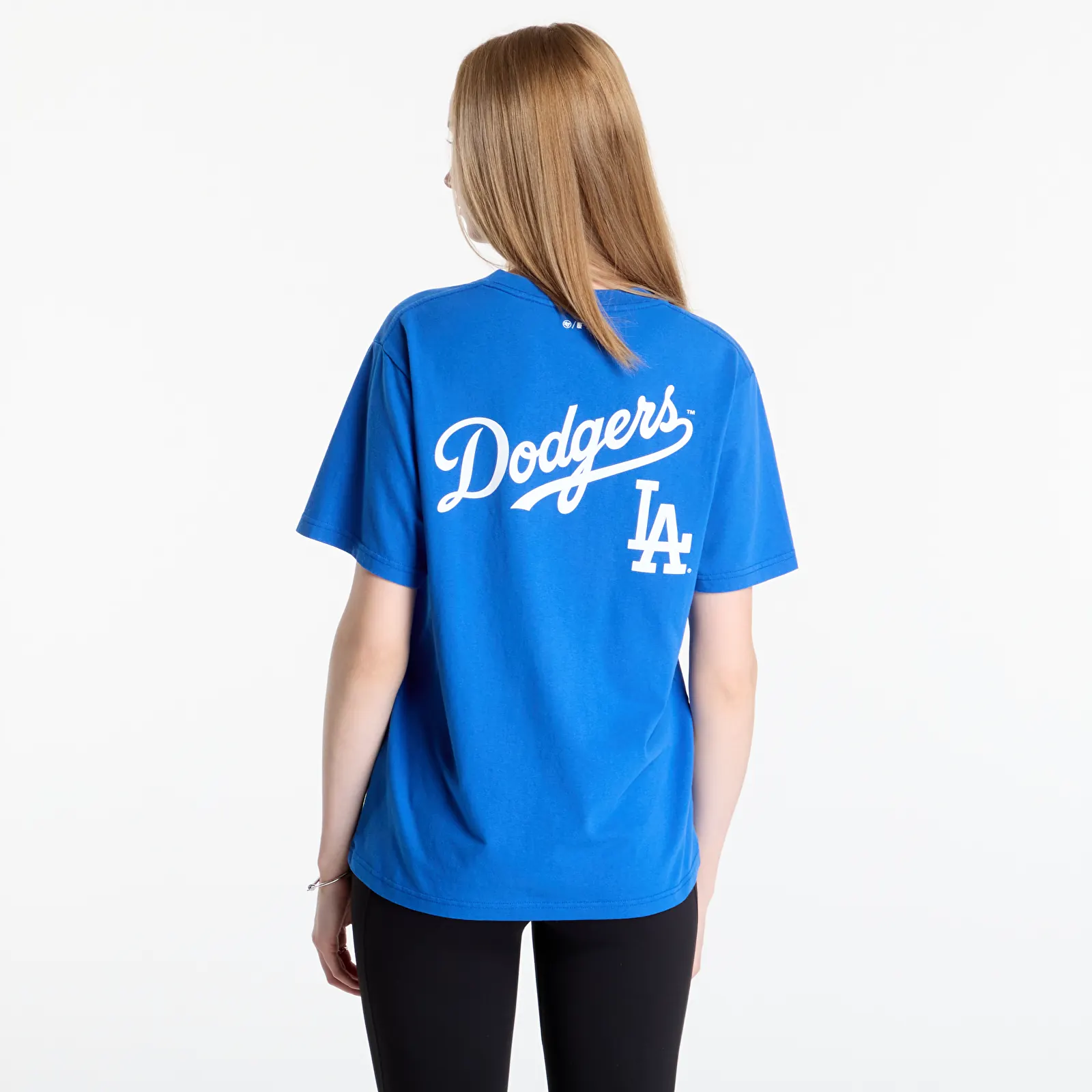 Koszulki Sporty & Rich Dodgers Serif Tshirt UNISEX Team Blue