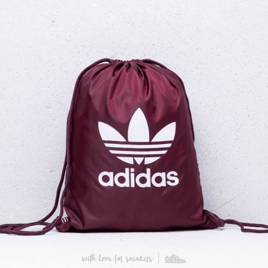 Adidas trefoil backpack maroon sales
