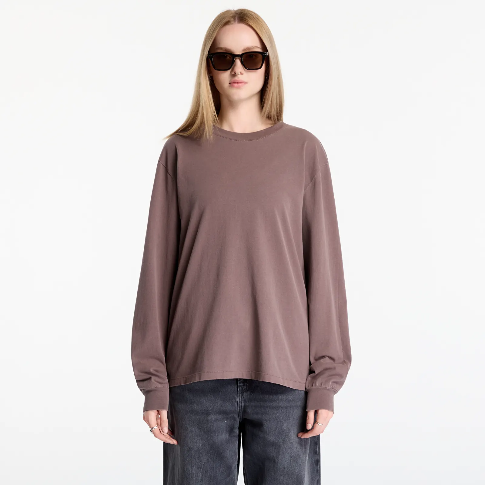 T-shirts A.P.C. Long Sleeve T-Shirt Winter 26 UNISEX Hazelnut Brown