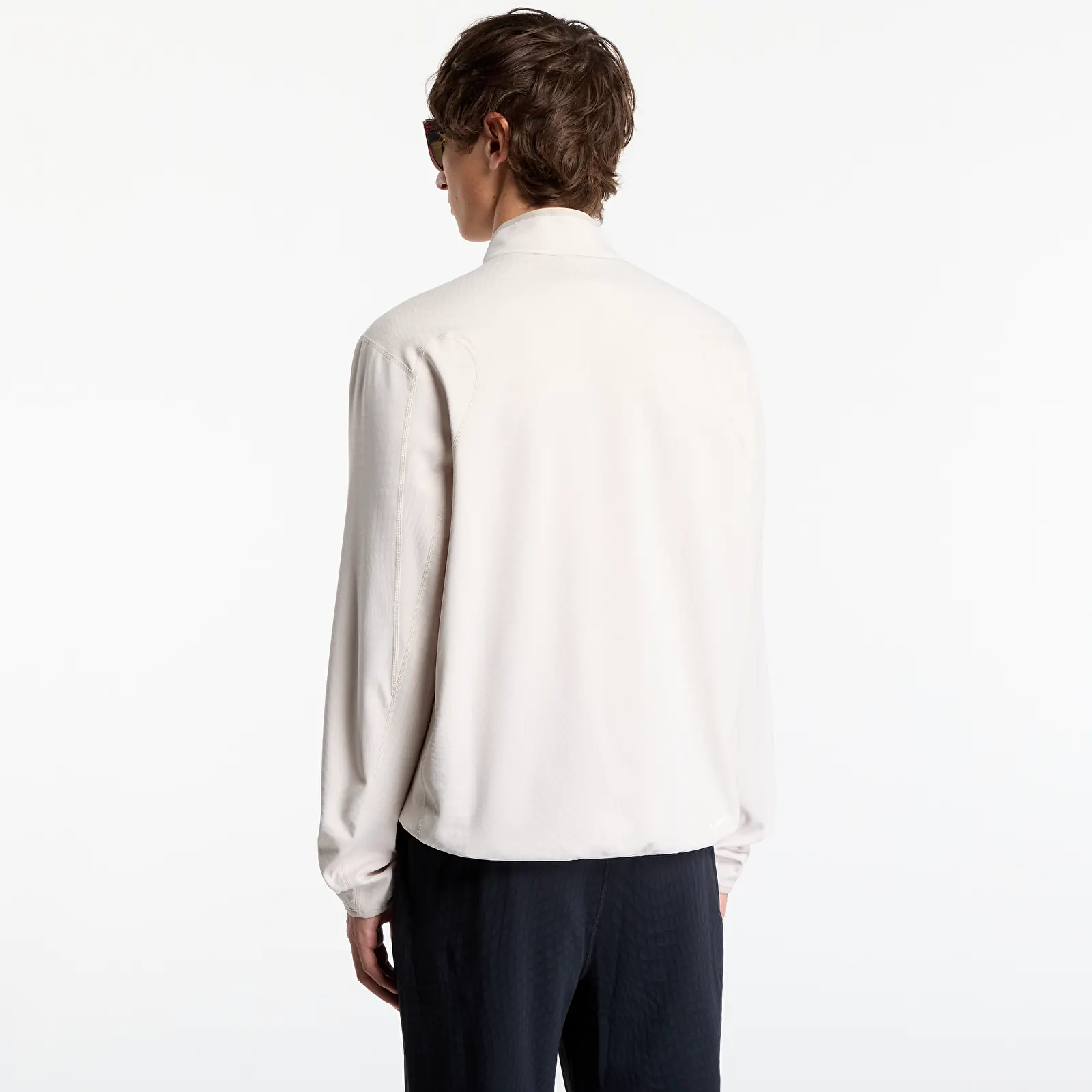 Tops für Männer Nike ACG "Wolf Grid" Men's Therma-FIT 1/2-Zip Hiking Top Lt Orewood Brn/ Cream Ii/ Summit White