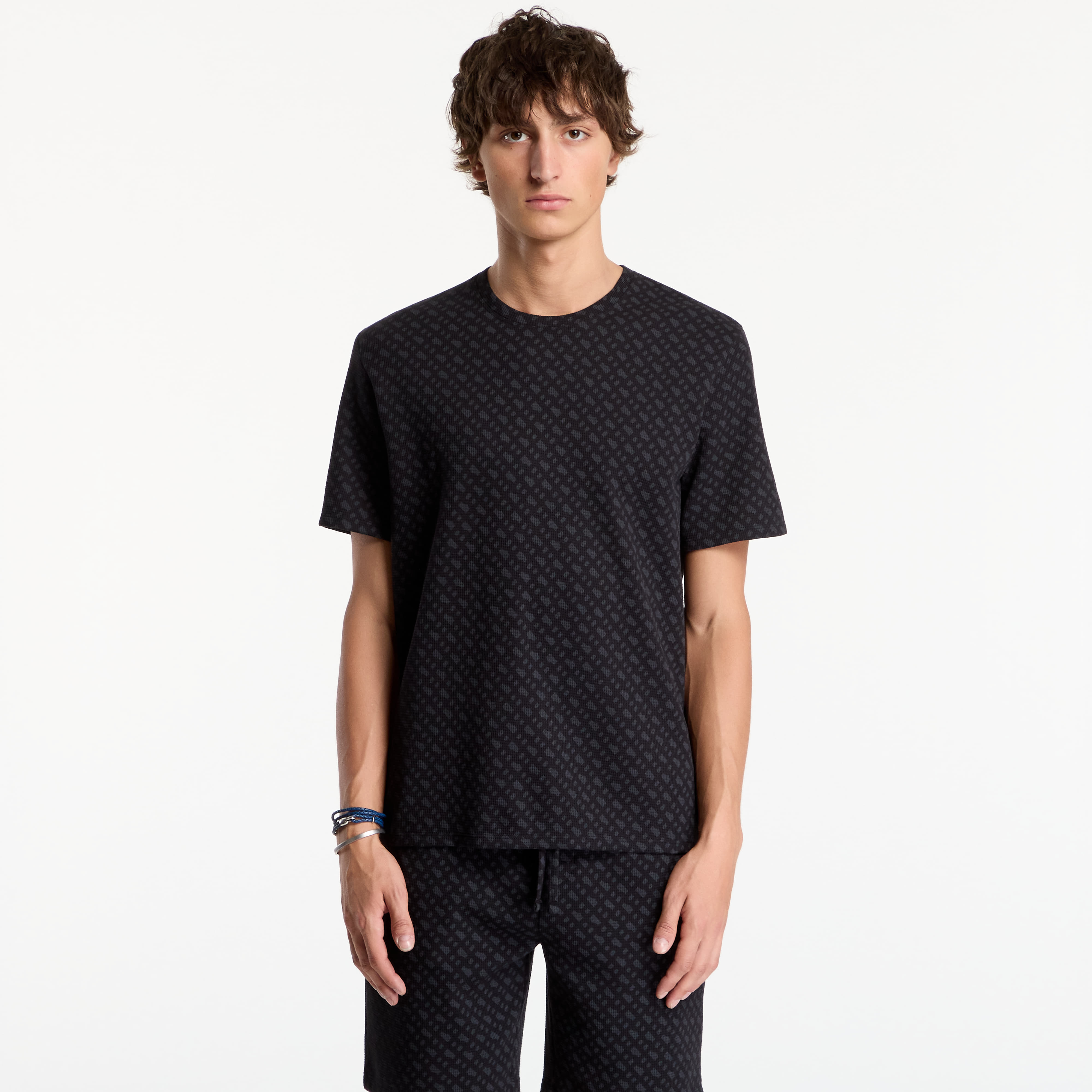 T-shirt Hugo Boss Waffleaop T-Shirt Black XL