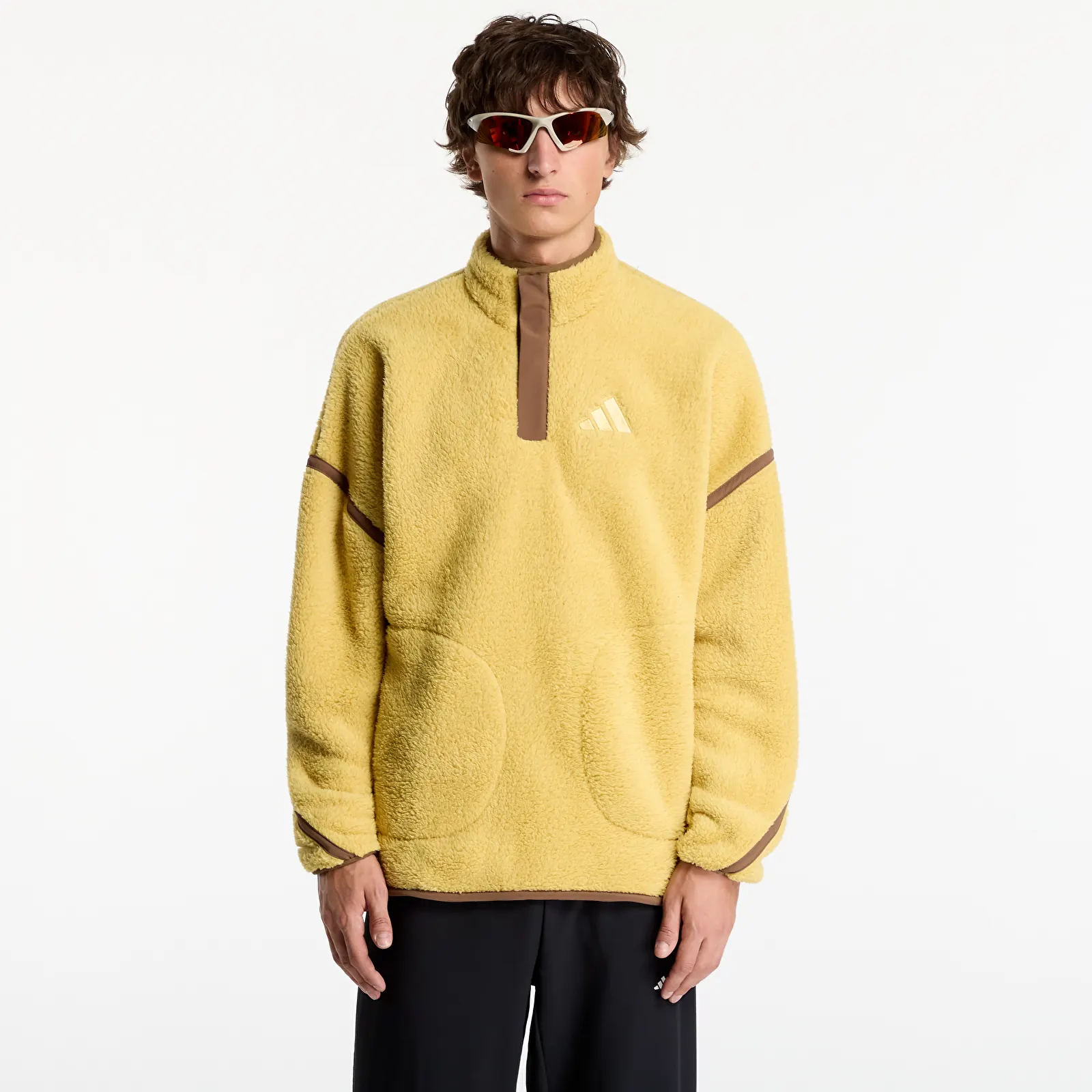 Hoodies and sweatshirts  adidas Terrex Multi High Pile Fleece Pullover Pyrite