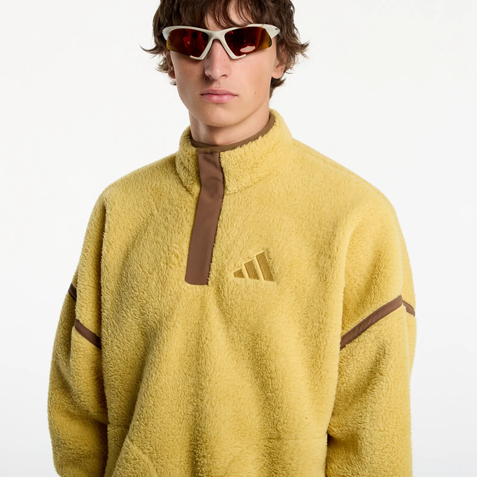 Hoodies and sweatshirts  adidas Terrex Multi High Pile Fleece Pullover Pyrite