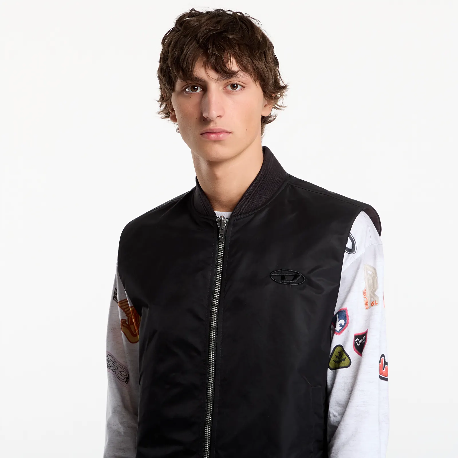 Muški prsluci Diesel W-Type-D1-Sl Jacket Black