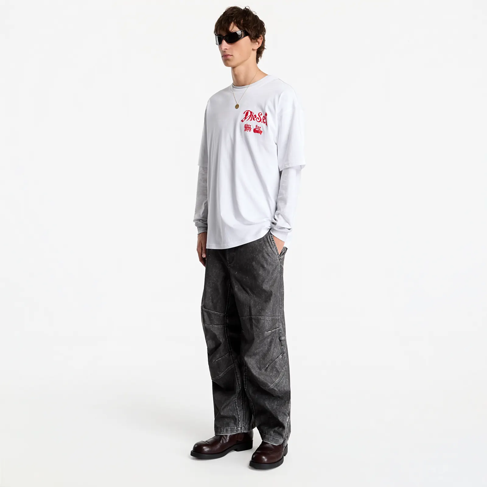 Tričká Diesel T-Boxt-Aa2 T-Shirt White