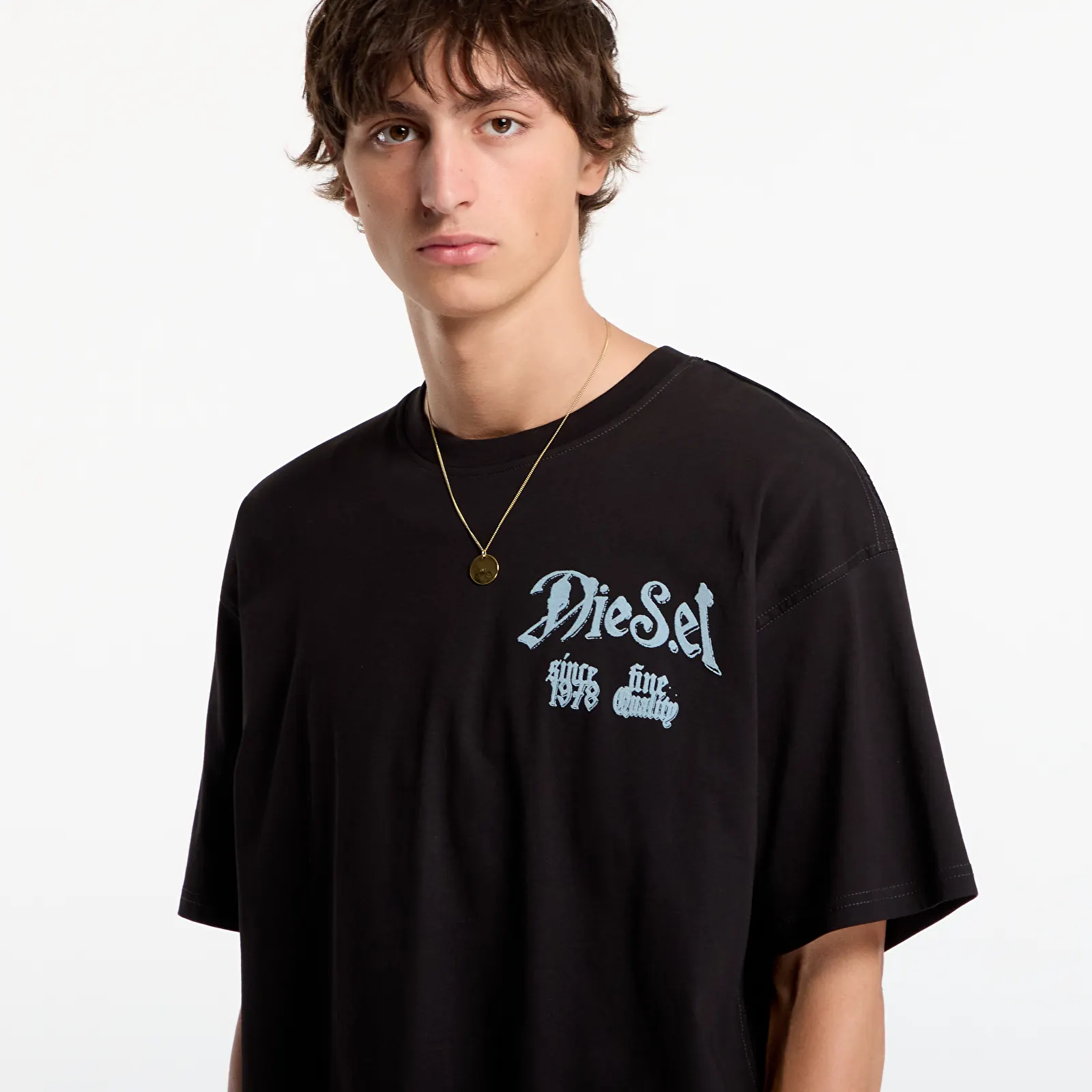 Muške majice kratkih rukava Diesel T-Boxt-Aa2 T-Shirt Black