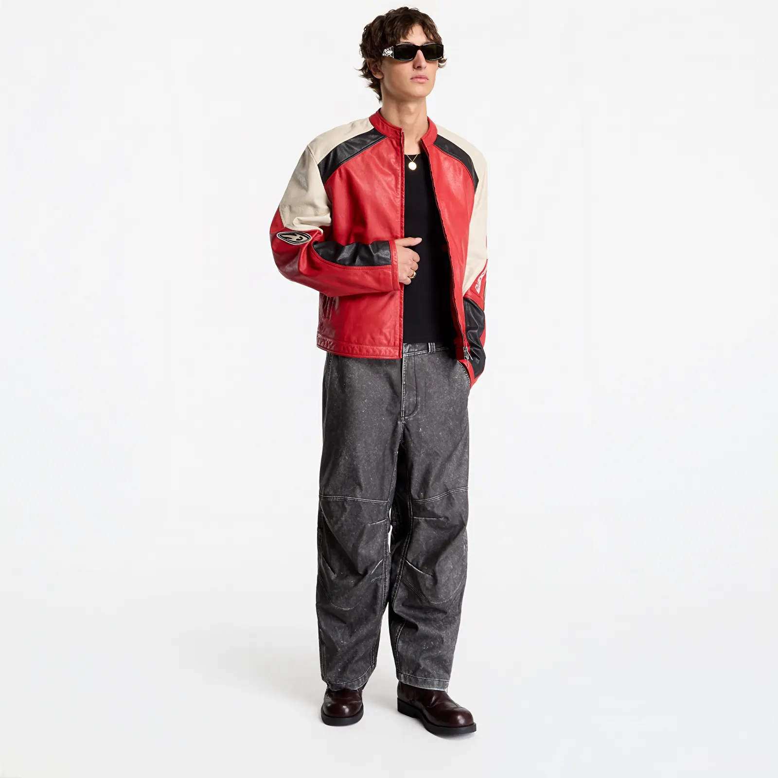 Bomber jakne Diesel L-Ahti Jacket Racing Red