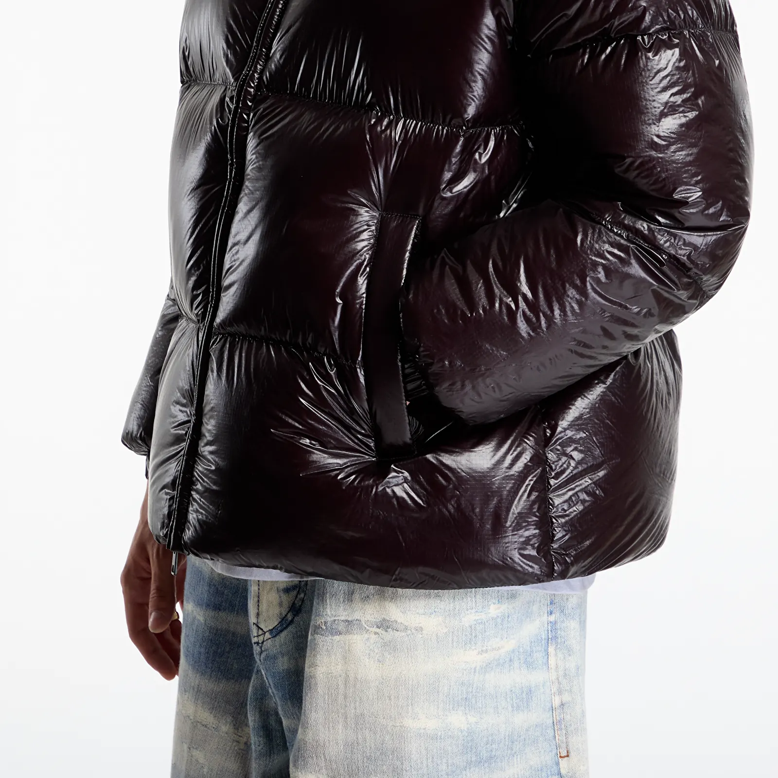 Пухени якета Diesel W-Rolfys-Wrd-Bkcp Jacket Black