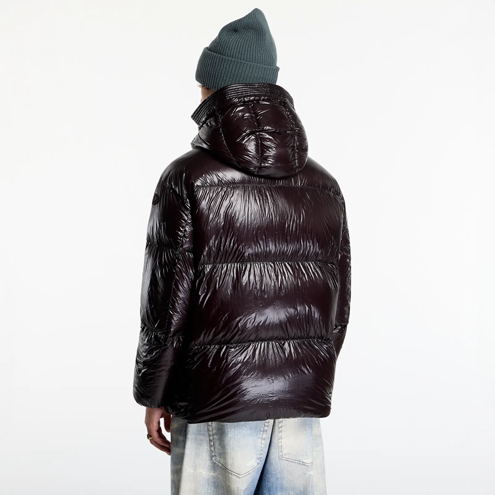 Пухени якета Diesel W-Rolfys-Wrd-Bkcp Jacket Black