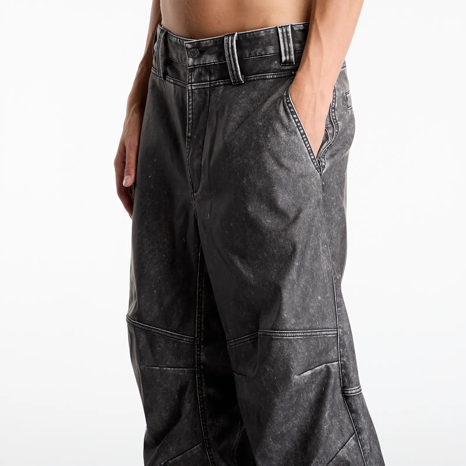 Pants Diesel P-Delly-Njcj Trousers Black