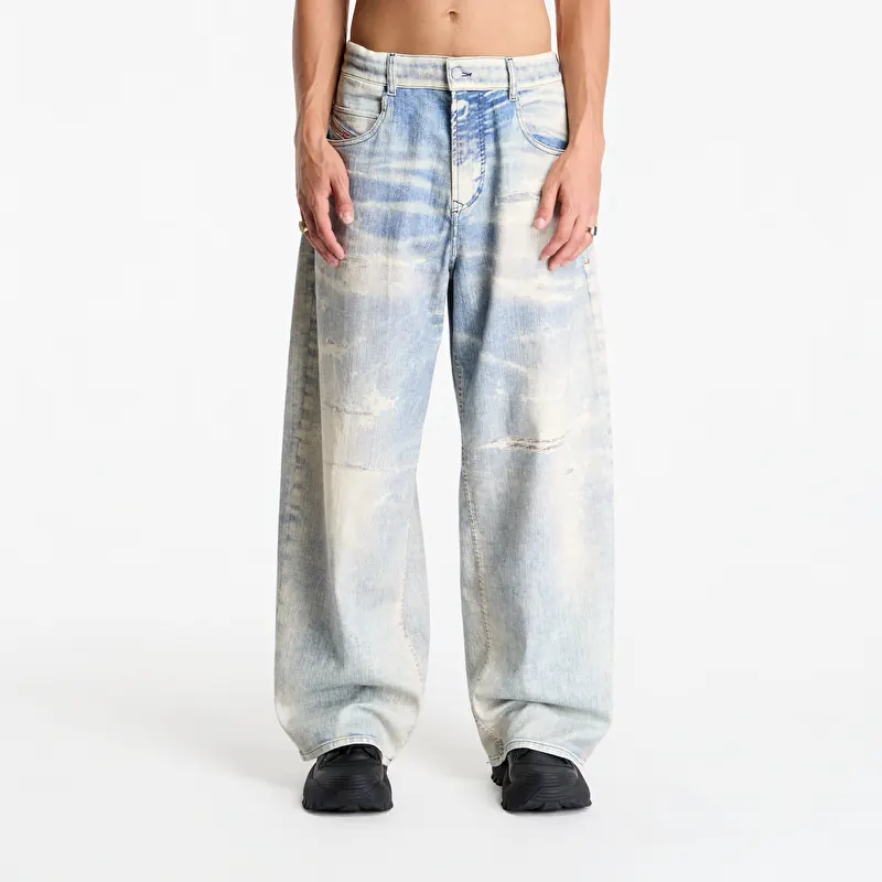 Diesel 2097 D-Enim-M-Bw Jogg Sweat Jeans Blue