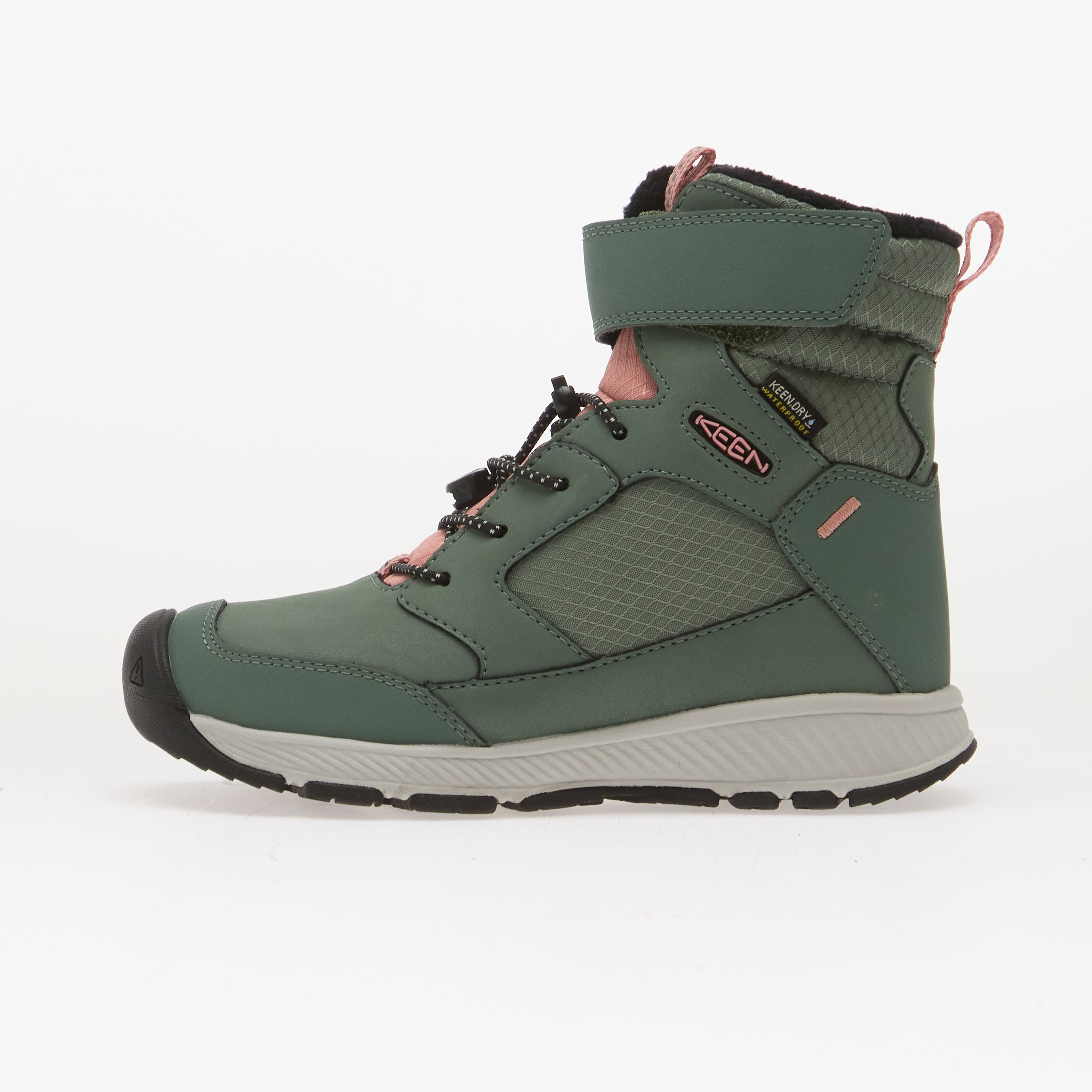 Boty KEEN Skua Winter WP Youth Dark Forest/ Rose Elegance 4
