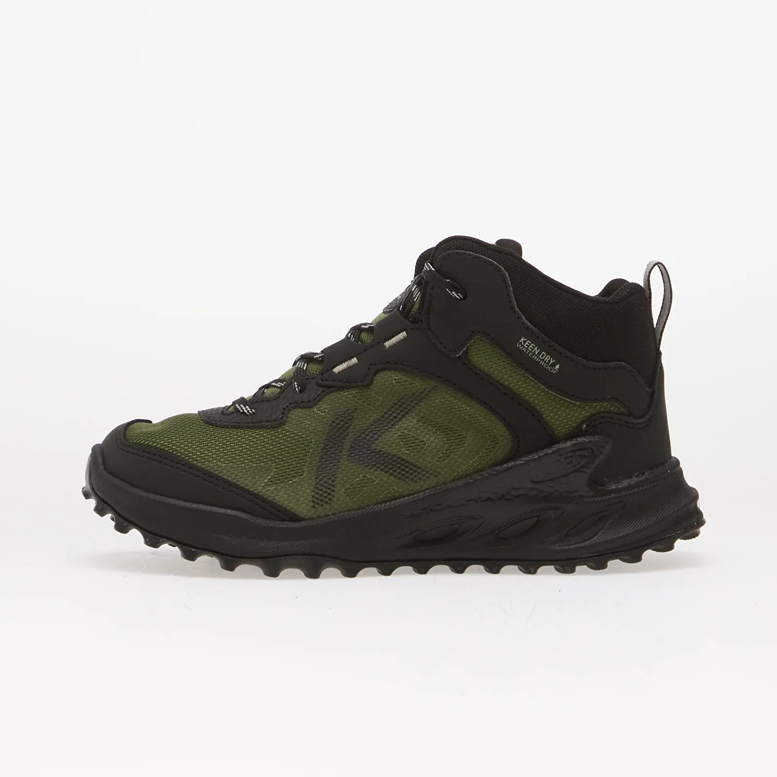 Buty dziecięce KEEN Zionic MID WP Youth Black/ Bronze Green