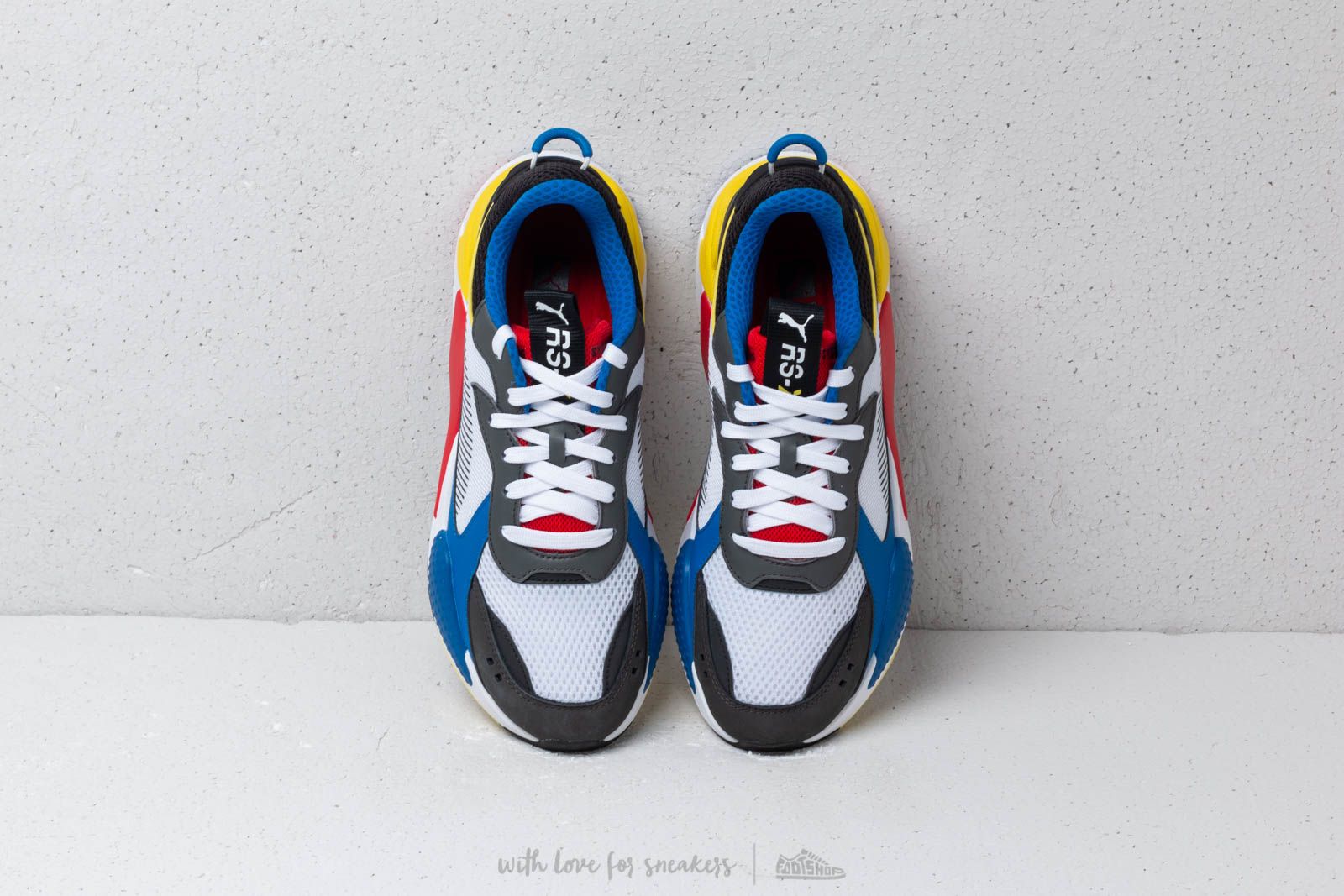 Men s shoes Puma RS X TOYS Puma White Puma Royal Footshop