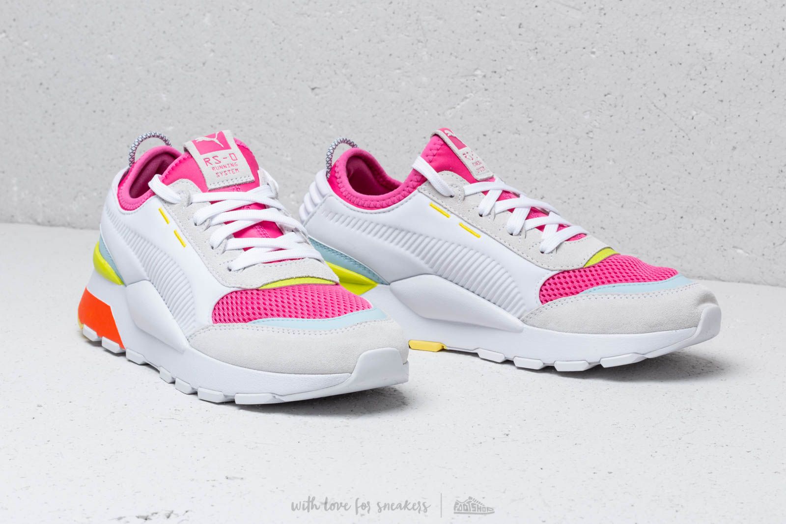 Men s shoes Puma RS 0 Winter INJ TOYS Carmine Rose Puma White Footshop