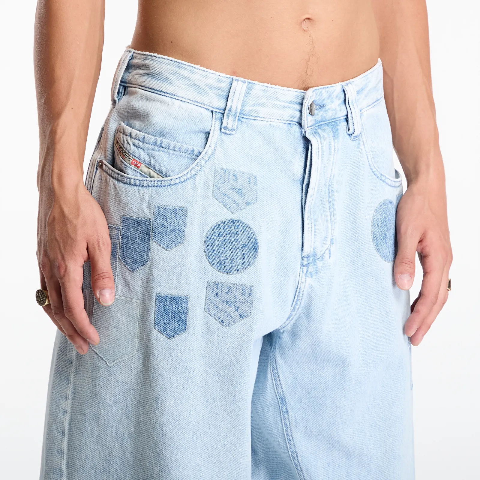 Džíny Diesel 1997 D-Enim-M-Uc-S Trousers Blue