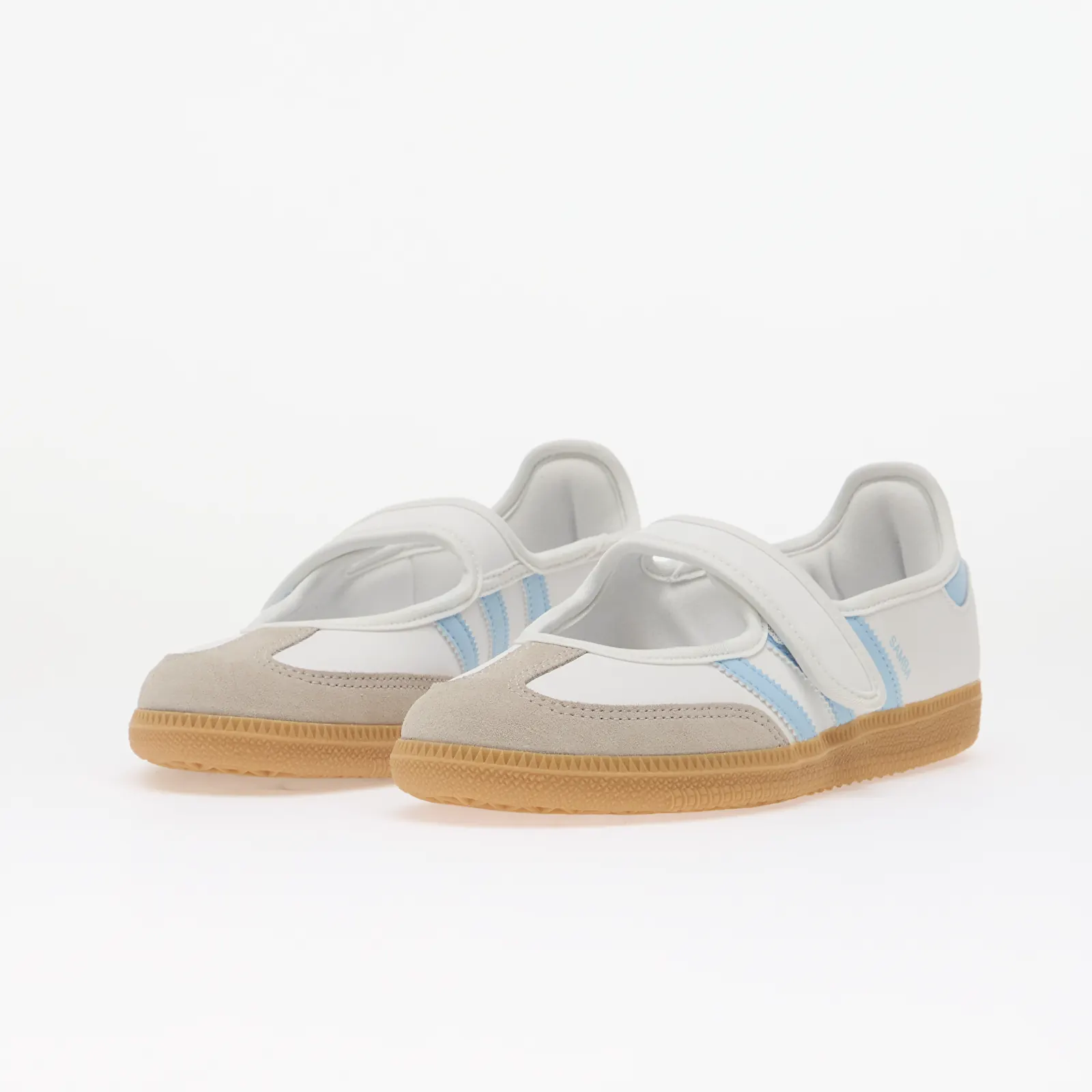 Sko til mænd adidas Samba Jane Shoes Kids Ftwr White/ Clear Sky/ Gum 3