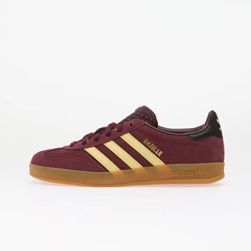 adidas Gazelle Indoor Kids Maroon/ Almost Yellow/ Gold Met.