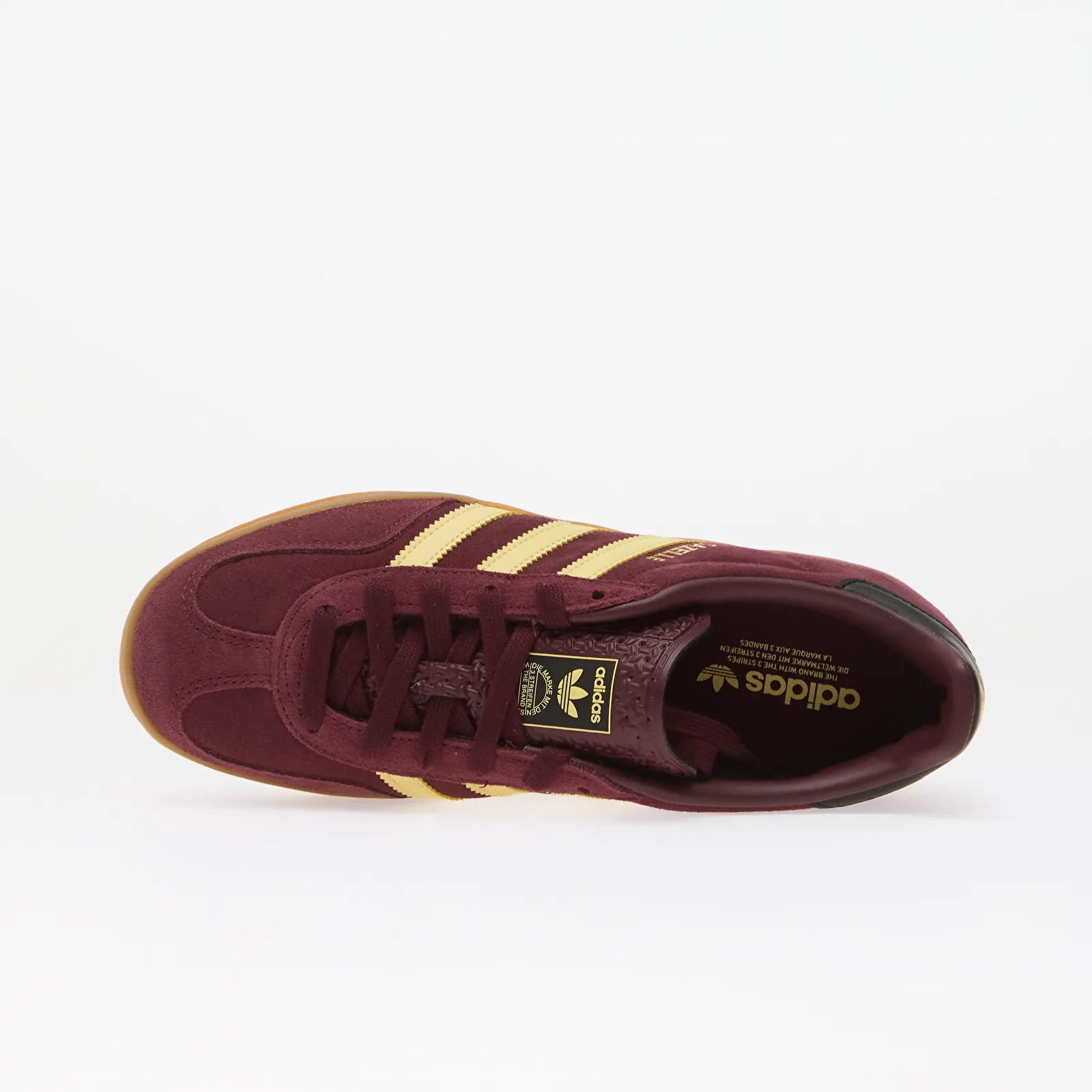 Moški čevlji adidas Gazelle Indoor Kids Maroon/ Almost Yellow/ Gold Met.