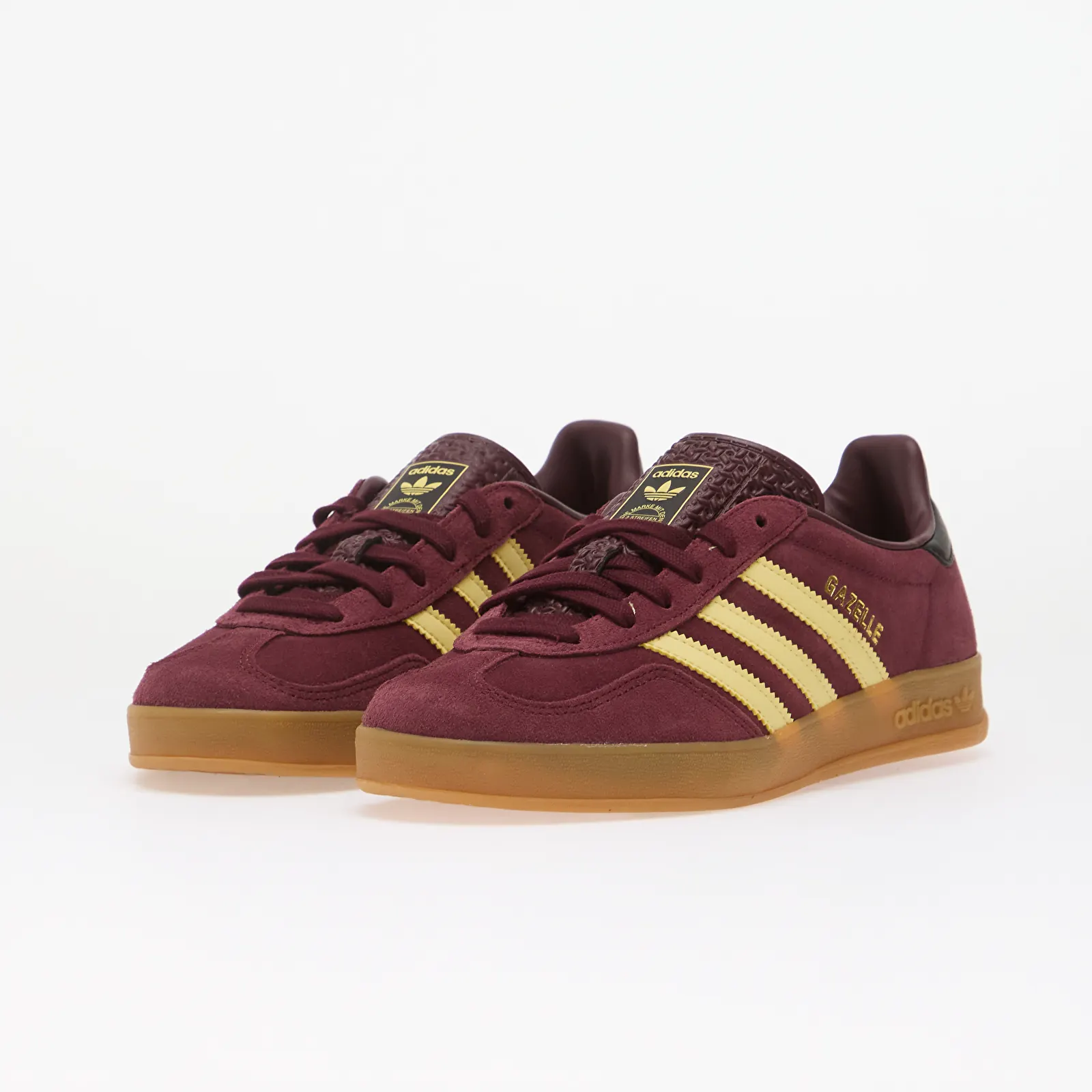 Moški čevlji adidas Gazelle Indoor Kids Maroon/ Almost Yellow/ Gold Met.
