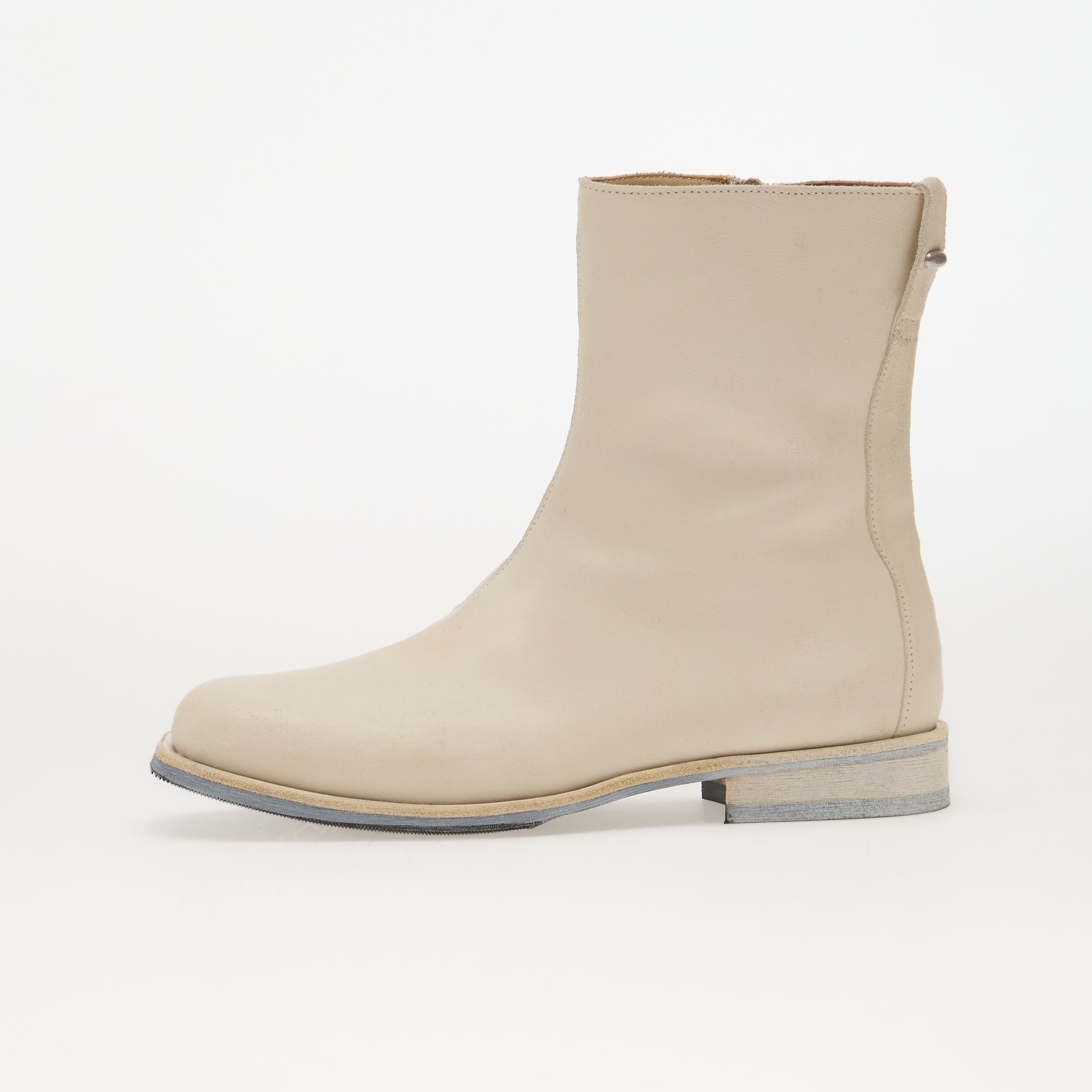 Pantofi OUR LEGACY Slim Camion Boot Dirty White Waxed Suede 44