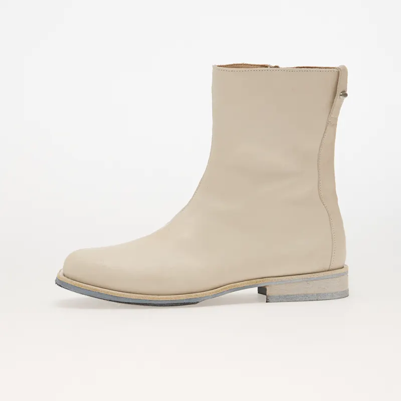 OUR LEGACY Slim Camion Boot Dirty White Waxed Suede