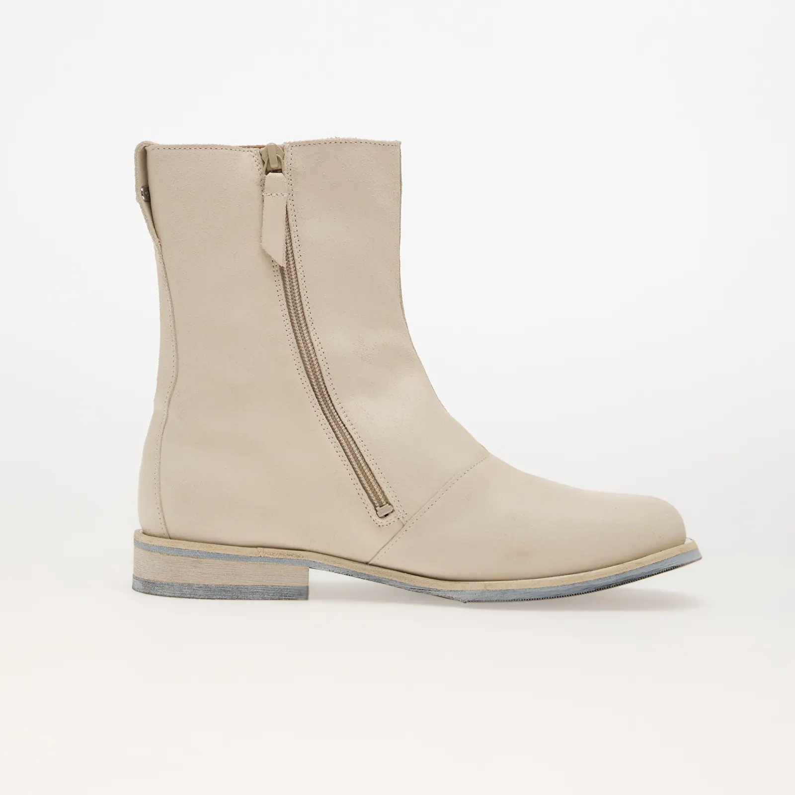 Čizme OUR LEGACY Slim Camion Boot Dirty White Waxed Suede